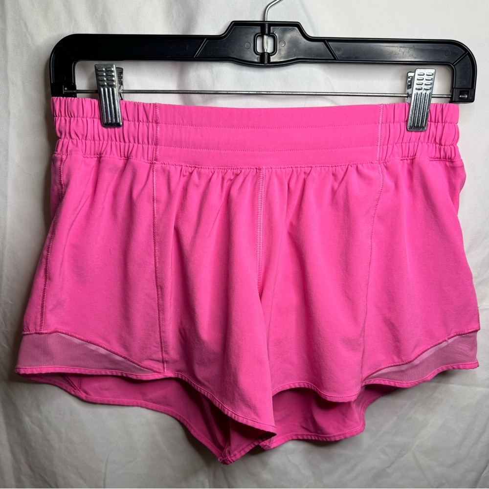 !RARE! Lululemon Hotty Hot Short II Long. Dark Prism Pink SIZE: 8 Tall